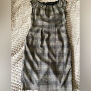 Plaid cap sleeve dress